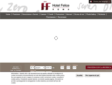 Tablet Screenshot of hotelfelice.com